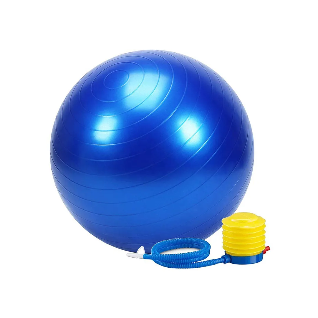 MARSRTH 75cm. Anti-Burst Exercise Gym Ball, Non-Slip Stability, Extra Thick Fitness Ball with Air Pump (Multicolor)