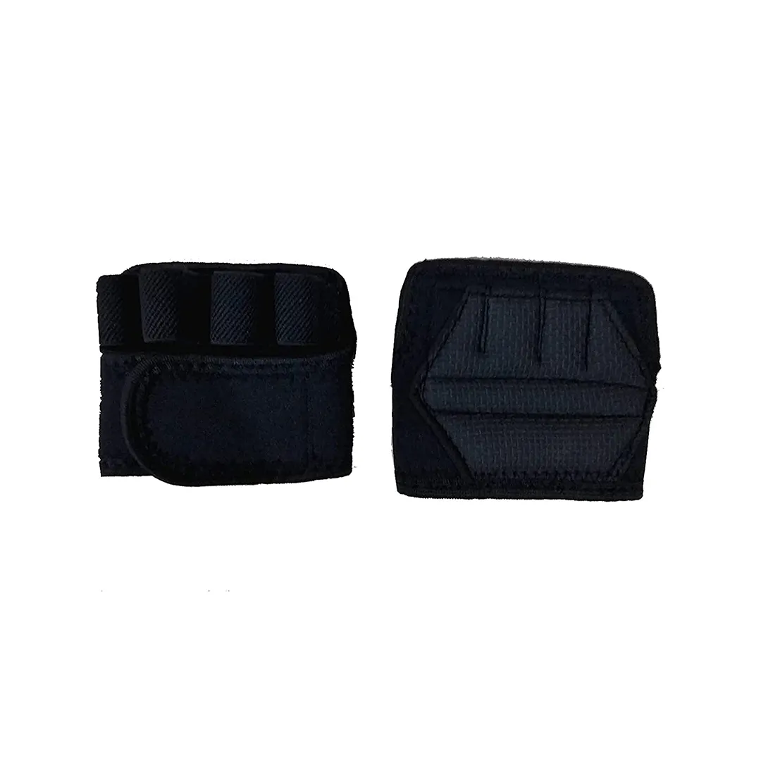 LARA Weightlifting Workout Crossfit Fitness Neoprene Gloves | Callus-Guard Gym Barehand Grips Accessories | Support Cross-Training for Men & Women , Black