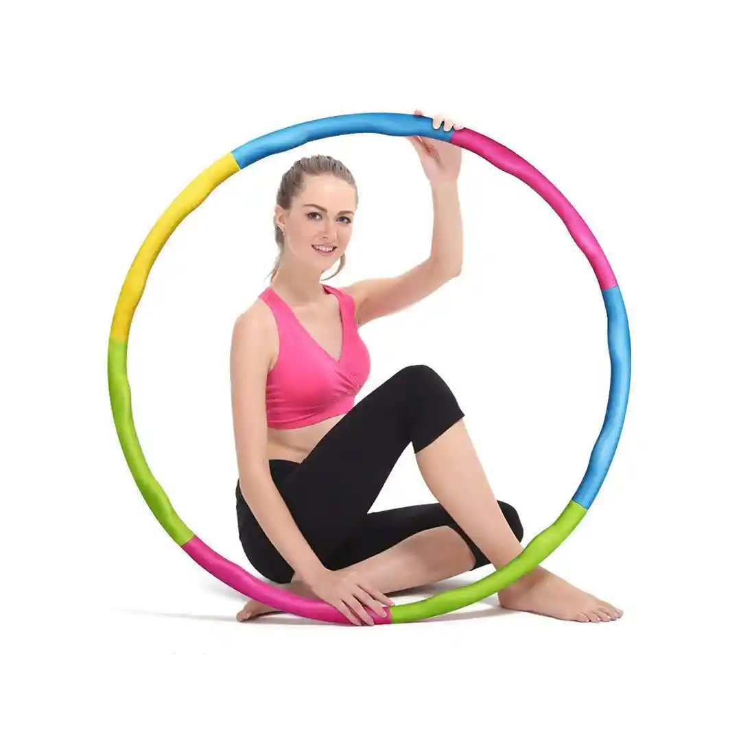Anika Sports Plastic Hula Hoop, Exercise Ring for Fitness with 30 inch Diameter for Boys, Girls, Kids and Adults (Multicolor)