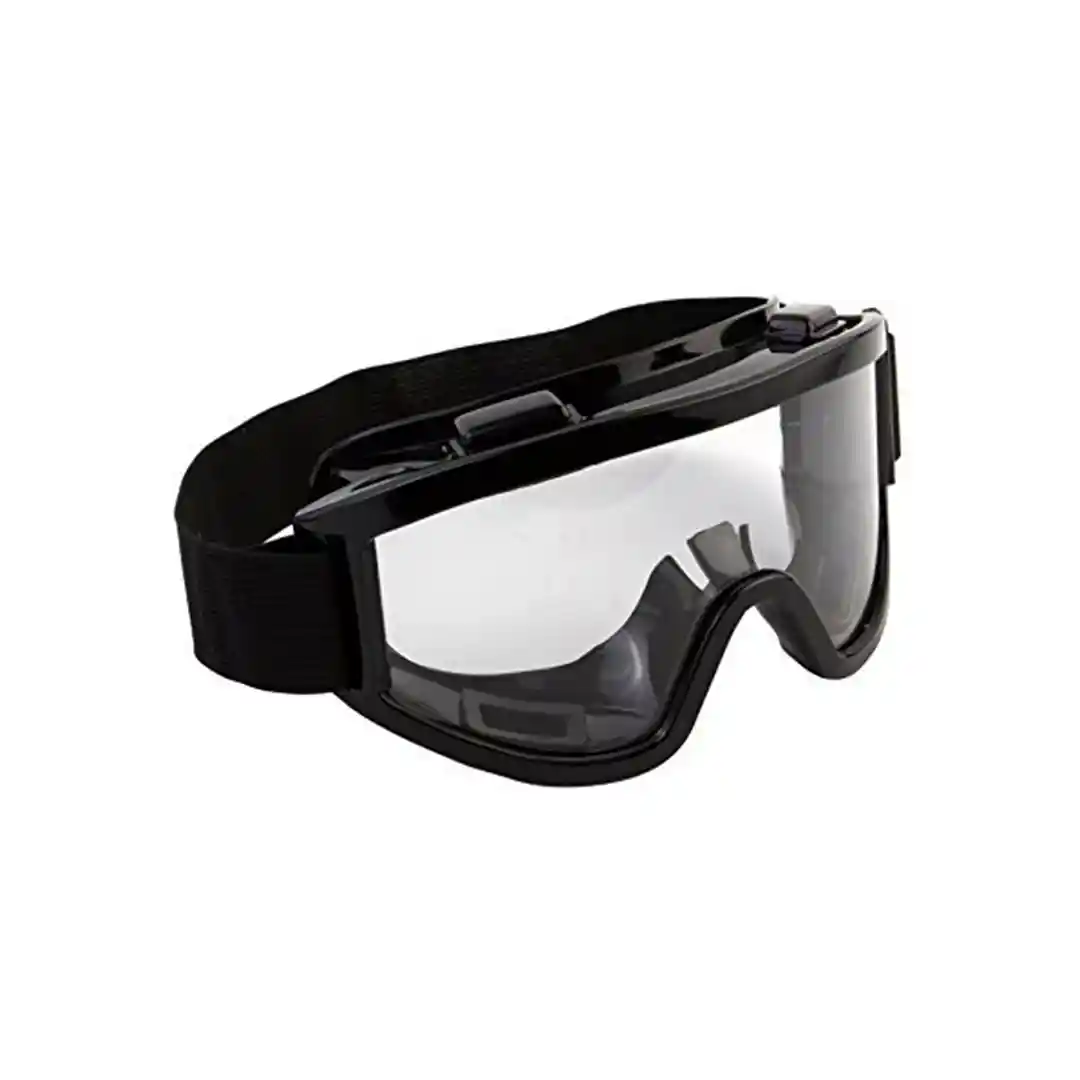 Amazing Adult Motorbike ATV/Dirt Bike Racing Transparent Goggles with Adjustable Strap - Black